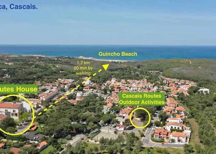 度假居 Surf & Nature With Terrace & Yoga Gym Near Guincho 2 To 8 Guests
