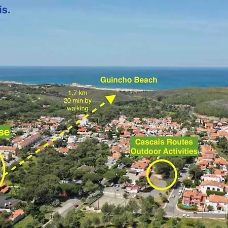 בית נופש Surf & Nature With Terrace & Yoga Gym Near Guincho 2 To 8 Guests